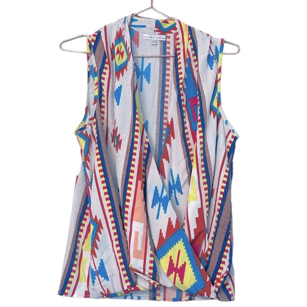 Moa Moa tribal Aztec right color print size small